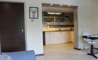 Salon z aneksem kuchennym piętro